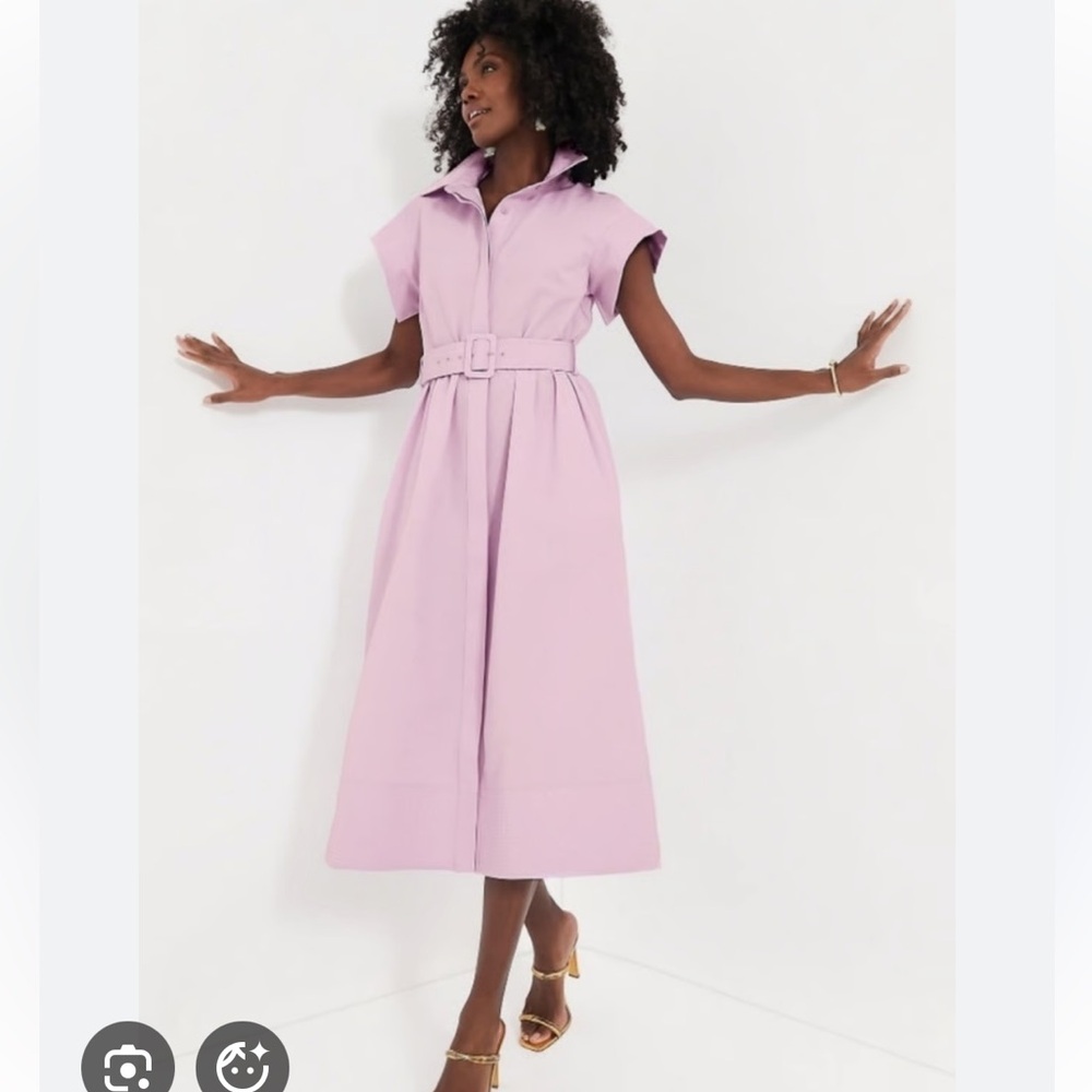 Tuckernuck Chloe Lavender belted Dress